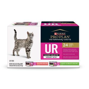 UR Savory Selects Urinary St/Ox Wet Cat Food Variety Pack, Salmon Recipe and Turkey & Giblets Recipe