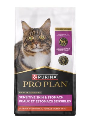 Adult Sensitive Skin & Stomach Salmon & Rice Formula Dry Cat Food